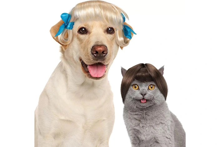 Pet Wig Cosplay Fashion Costume Wig for Pets
